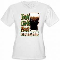 Bewild St. Patrick's Day Irish Girl's Best Friend Girl's T-Shirt Women's T-Shirts