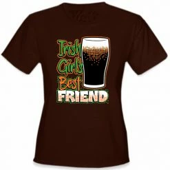 Bewild St. Patrick's Day Irish Girl's Best Friend Girl's T-Shirt Women's T-Shirts