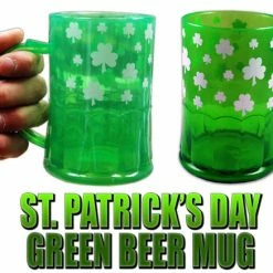 Bewild St. Patrick's Day Irish Green Beer Mug