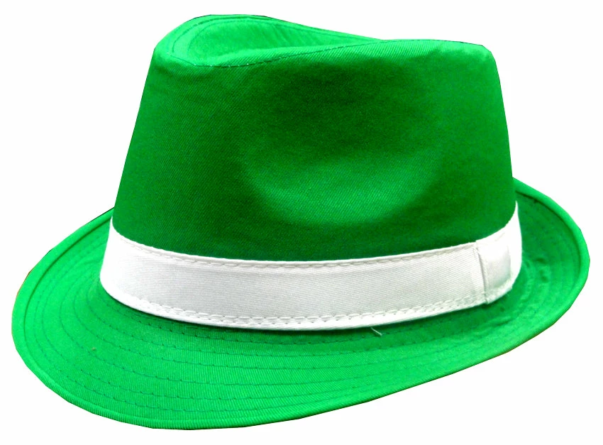 Bewild Buckets & Fedoras St. Patrick's Day Irish Kelly Green Fedora Hat 3 Bewild Buckets & Fedoras St. Patrick's Day Irish Kelly Green Fedora Hat