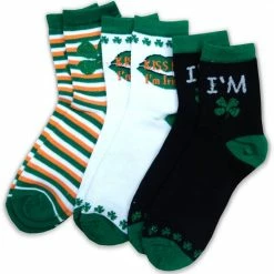 Bewild Accessories St.Patrick's Day Irish Pride Socks (3 Pack)