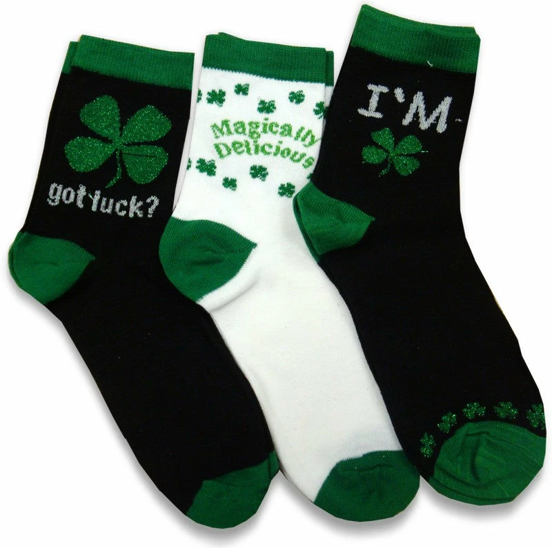 Bewild Accessories St.Patrick's Day Irish Pride Socks (3 Pack) 3 Bewild Accessories St.Patrick's Day Irish Pride Socks (3 Pack)