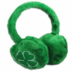 Bewild St. Patrick's Day Irish Shamrock Furry Earmuffs Accessories