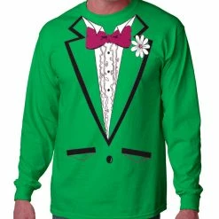 Bewild St. Patrick's Day Long Sleeve Tuxedo T-Shirt