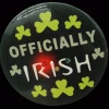 Bewild Accessories St Patrick's Day Officially Irish Light Up LED Pin