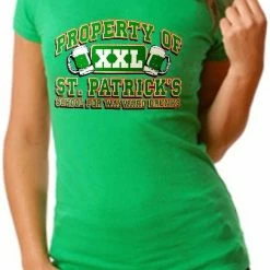 Bewild St.Patrick's Day "School For Wayward Drunks" Girls T-Shirt Women's T-Shirts