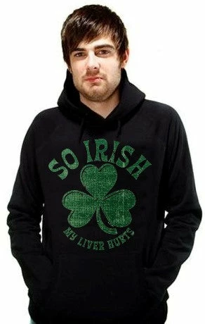 Bewild St. Patrick's Day "So Irish My Liver Hurts" Hoodie 7 Bewild St. Patrick's Day "So Irish My Liver Hurts" Hoodie