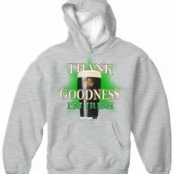 Bewild St. Patrick's Day Sweatshirt - Thank Goodness I'm Irish Hoodie Unisex Sweatshirts & Long Sleeve 12 Bewild St. Patrick's Day Sweatshirt - Thank Goodness I'm Irish Hoodie Unisex Sweatshirts & Long Sleeve