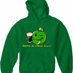 Bewild St. Patrick's Day Sweatshirts - Have A Nice Day Irish Smiley Hoodie 10 Bewild St. Patrick's Day Sweatshirts - Have A Nice Day Irish Smiley Hoodie