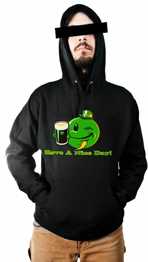 Bewild St. Patrick's Day Sweatshirts - Have A Nice Day Irish Smiley Hoodie 6 Bewild St. Patrick's Day Sweatshirts - Have A Nice Day Irish Smiley Hoodie