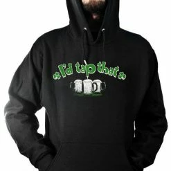 Bewild St. Patrick's Day Sweatshirts - I'd Tap That Shamrock Hoodie Unisex Sweatshirts & Long Sleeve