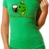 Bewild St. Patrick's Day Tees - Have A Nice Day Irish Smiley Girls T-Shirt Women's T-Shirts