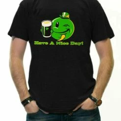 Bewild St. Patrick's Day Tees - Have A Nice Day Irish Smiley T-Shirt 15 Bewild St. Patrick's Day Tees - Have A Nice Day Irish Smiley T-Shirt