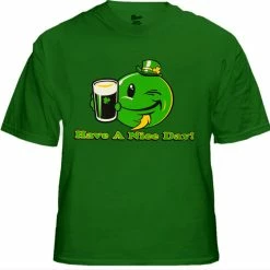 Bewild St. Patrick's Day Tees - Have A Nice Day Irish Smiley T-Shirt 17 Bewild St. Patrick's Day Tees - Have A Nice Day Irish Smiley T-Shirt