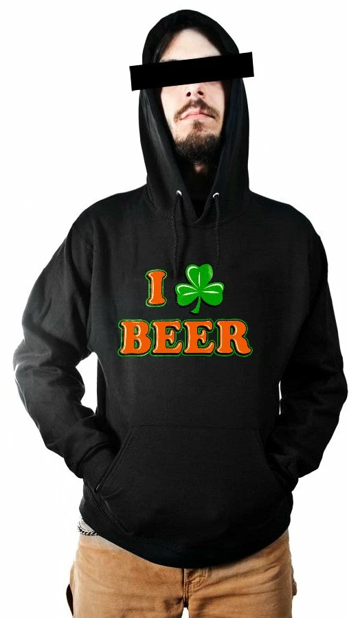 Bewild St. Patrick's Day Tees - I Love Beer Shamrock Hoodie 3 Bewild St. Patrick's Day Tees - I Love Beer Shamrock Hoodie