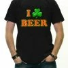 Bewild Men's T-Shirts St. Patrick's Day Tees - I Love Beer Shamrock T-Shirt 2 Bewild Men's T-Shirts St. Patrick's Day Tees - I Love Beer Shamrock T-Shirt