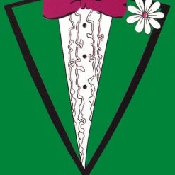 Bewild St. Patrick's Day Tuxedo Shirt For Girls