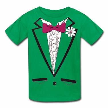Bewild St. Patrick's Day Tuxedo T-Shirt For Kids 4 Bewild St. Patrick's Day Tuxedo T-Shirt For Kids