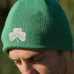 Bewild St. Patricks Day Shamrock Winter Beanie