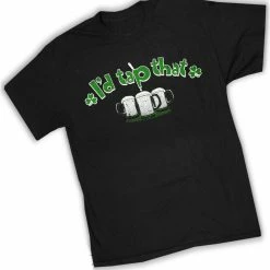 Bewild St. Patricks Day Tees - I'd Tap That Shamrock T-Shirt