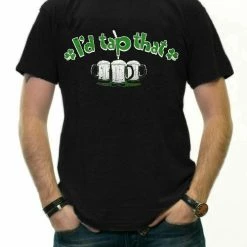 Bewild St. Patricks Day Tees - I'd Tap That Shamrock T-Shirt