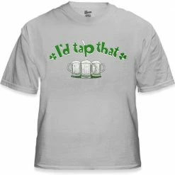Bewild St. Patricks Day Tees - I'd Tap That Shamrock T-Shirt
