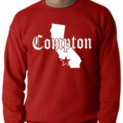 Bewild Star City Of Compton, California Adult Crewneck