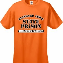 Bewild Halloween Prints Halloween Costume T-shirt - State Prison Halloween Costume T-Shirt