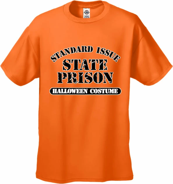 Bewild Halloween Prints Halloween Costume T-shirt - State Prison Halloween Costume T-Shirt 3 Bewild Halloween Prints Halloween Costume T-shirt - State Prison Halloween Costume T-Shirt