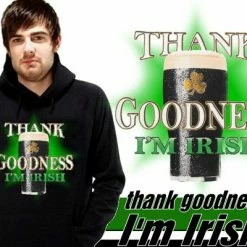 Bewild St. Patrick's Day Sweatshirt - Thank Goodness I'm Irish Hoodie Unisex Sweatshirts & Long Sleeve 17 Bewild St. Patrick's Day Sweatshirt - Thank Goodness I'm Irish Hoodie Unisex Sweatshirts & Long Sleeve