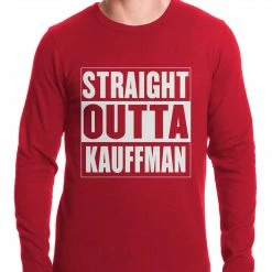 Bewild Sport Inspiration Straight Outta Kauffman Field Kansas City Thermal Shirt