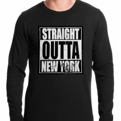 Bewild Straight Outta New York Thermal Shirt Hip-Hop Inspired Clothing