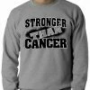 Bewild Positive Reinforcement Stronger Than Cancer Adult Crewneck 1 Bewild Positive Reinforcement Stronger Than Cancer Adult Crewneck