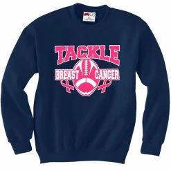 Bewild Positive Reinforcement Tackle Breast Cancer Adult Crewneck