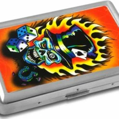 Bewild Cigarette Cases Tattoo Art Cigarette Case (For Regular Size & 100's)
