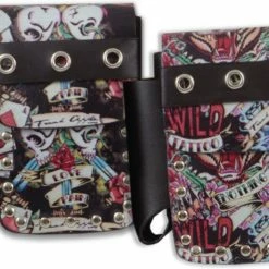 Bewild Tattoo Art Cigarette Pouch With Lighter Holder (For Regulars & 100's) Cigarette Cases