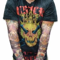 Bewild Tattoo Sleeves - Classic Vintage Street Tattoo Sleeves (Pair) Illusion Tattoos