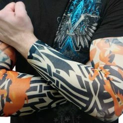 Bewild Tattoo Sleeves - Inferno Tribal Temporary Tattoo Sleeves (Pair)