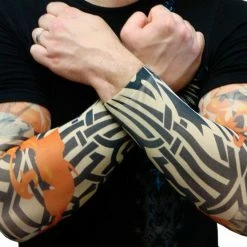 Bewild Tattoo Sleeves - Inferno Tribal Temporary Tattoo Sleeves (Pair)