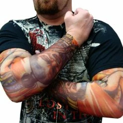 Bewild Tattoo Sleeves - Japanese Warrior Tattoo Sleeves (Pair) Illusion Tattoos