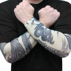 Bewild Tattoo Sleeves - Phoenix Of Fury Temporary Tattoo Sleeves (Pair)