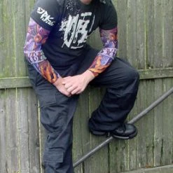 Bewild Tattoo Sleeves - Psycho Slip On Tattoo Sleeves (Pair) Illusion Tattoos