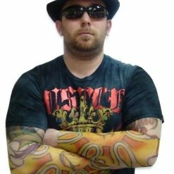 Bewild Tattoo Sleeves - Raging Sun & Dragon Tattoo Sleeves (Pair) Illusion Tattoos