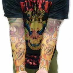 Bewild Tattoo Sleeves - Raging Sun & Dragon Tattoo Sleeves (Pair) Illusion Tattoos