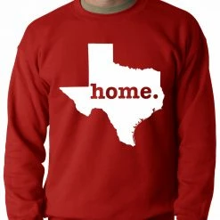 Bewild Texas Is Home Crewneck Nationality & Ethnic