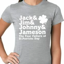 Bewild The Four Fathers Of St. Patrick's Day Girls T-shirt Women's T-Shirts