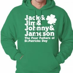 Bewild Unisex Sweatshirts & Long Sleeve The Four Fathers Of St. Patrick's Day Hoodie