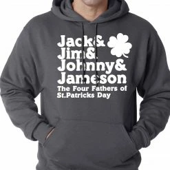Bewild Unisex Sweatshirts & Long Sleeve The Four Fathers Of St. Patrick's Day Hoodie