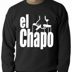 Bewild The God Father Inspired El Chapo Adult Crewneck
