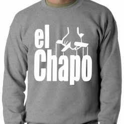 Bewild The God Father Inspired El Chapo Adult Crewneck